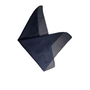 Sexy Solid Navy Semi-Transparent Vintage Square Scarf